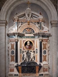 Tombs and funerary monuments in the Basilica of Saint Mary Major in Rome