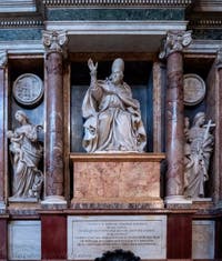 Tombs and funerary monuments in the Basilica of Saint Mary Major in Rome