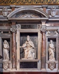 Tombs and funerary monuments in the Basilica of Saint Mary Major in Rome