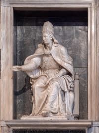 Tombs and funerary monuments in the Basilica of Saint Mary Major in Rome