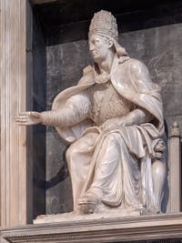 Tombs and funerary monuments in the Basilica of Saint Mary Major in Rome
