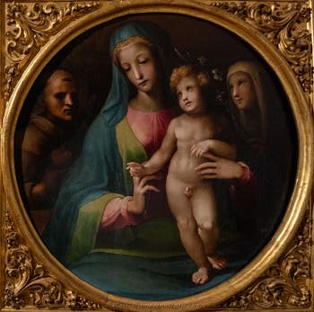 Domenico Beccafumi, Virgin and Child with Saint Catherine of Siena and Saint Anthony of Padua, Museum of the Basilica of Saint Mary Major in Rome