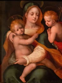 Domenico Beccafumi, Virgin and Child and St John the Baptist Child, Museum of the Basilica of Saint Mary Major in Rome
