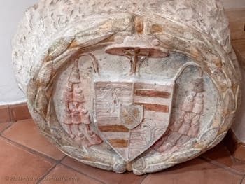 Keystone with the arms of Cardinal Guglielmo d'Estouteville, Museum of the Basilica of Saint Mary Major in Rome