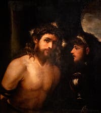 Paris Bordon, Jesus with the crown of thorns and a soldier, Museum of the Basilica of Saint Mary Major in Rome