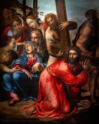 Giovan Antonio Bazzi il Sodoma, Jesus meets his mother on the ascent to Calvary, Museum of the Basilica of Saint Mary Major in Rome