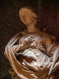 Vincenzo Felici, Saint Agnes, Second Aedicula of the Pantheon in Rome, Italy