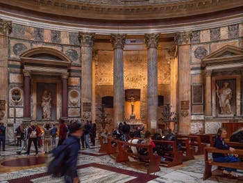 Lorenzetto Lorenzo Lotti, Madonna del Sasso, Third Aedicula of the Pantheon in Rome, Italy