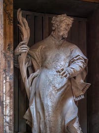 Francesco Moderati, Saint Anastasio, Fourth Aedicula of the Pantheon in Rome, Italy