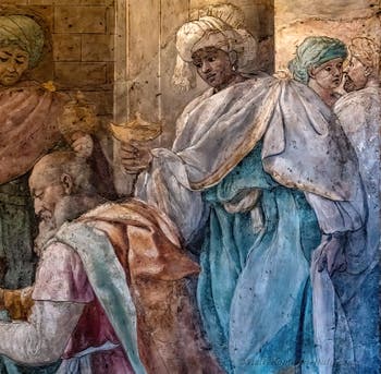 Francesco Cozza, Adoration of the Magi, First Chapel of the Pantheon in Rome, Italy