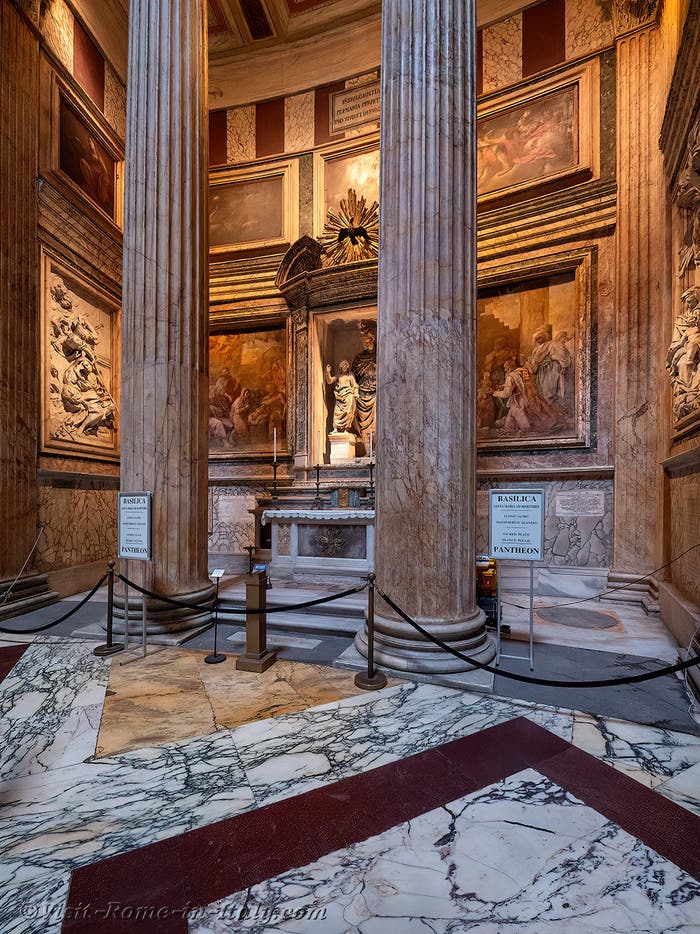 First Chapel Virtuosi of the Pantheon Basilica Rome Italy
