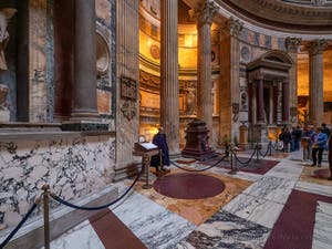 Giuseppe Sacconi and Guido Cirilli, Graves of King Umberto I and Margherita di Savoia, Second Chapel of the Pantheon in Rome, Italy