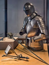 Castel Sant' Angelo Weapons Room, Corselet armour 16-17th century