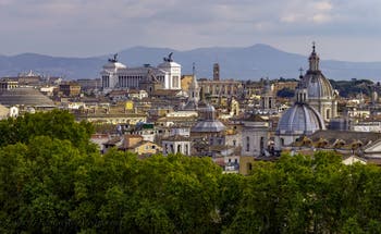 View from Castel Sant' Angelo's Terrace in Rome