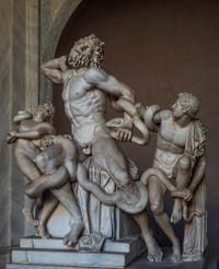 Laocoön and his Sons in the Vatican Pio-Clementino Museum in Rome in Italy