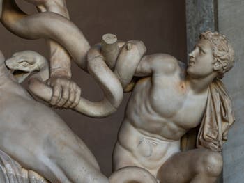 Laocoön and his Sons in the Vatican Pio-Clementino Museum in Rome in Italy