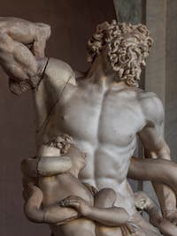 Laocoön and his Sons in the Vatican Pio-Clementino Museum in Rome in Italy