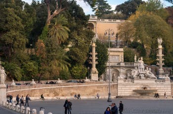 Piazza del Popolo in Rome, Italy